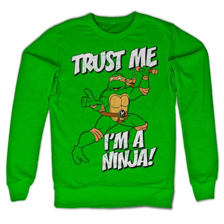 Mann Shirtstore | Tmnt - Trust Me, I´M A Ninja Sweatshirt Green