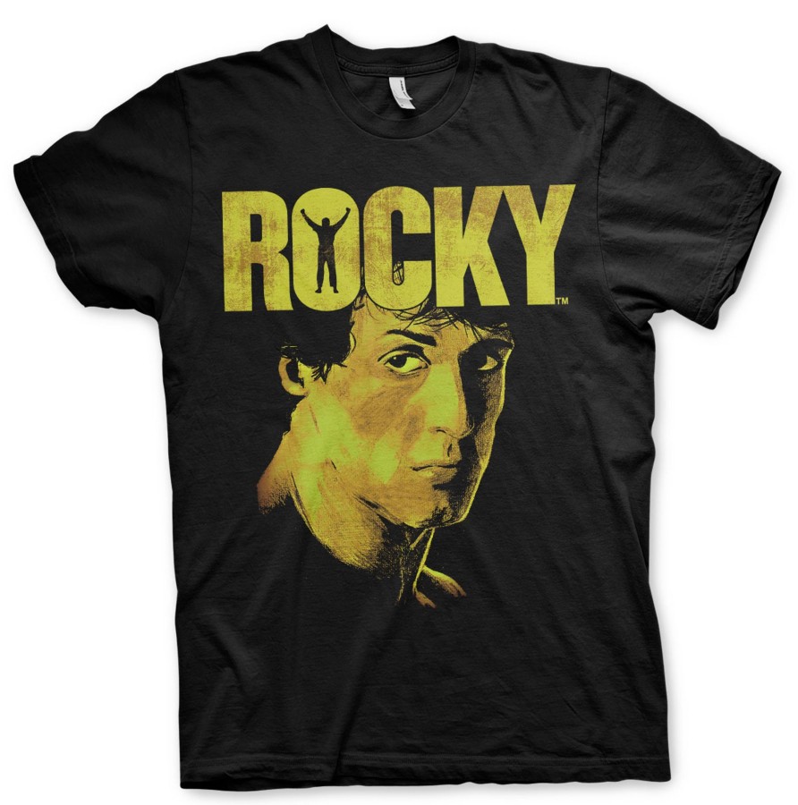 Mann Shirtstore | Rocky - Sylvester Stallone T-Shirt Black