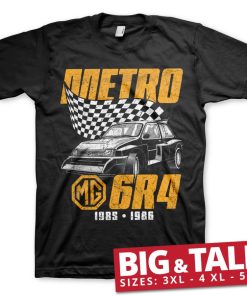 Mann Shirtstore | M.G. Metro 6R4 Big & Tall T-Shirt Black