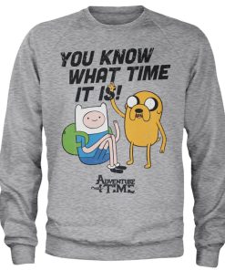 Mann Shirtstore | It'S Adventure Time Sweatshirt Heathergrey