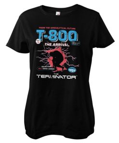Kvinna Shirtstore | The Terminator Arrival Girly Tee Black