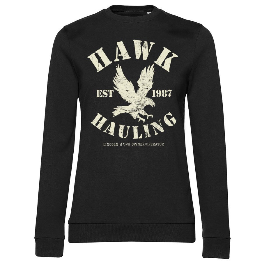 Kvinna Shirtstore | Hawk Hauling Girly Sweatshirt Black