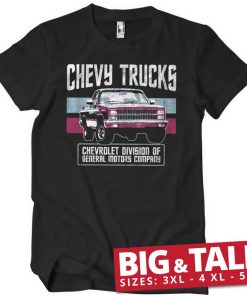 Mann Shirtstore | Chevy Trucks - General Motors Big & Tall T-Shirt Black