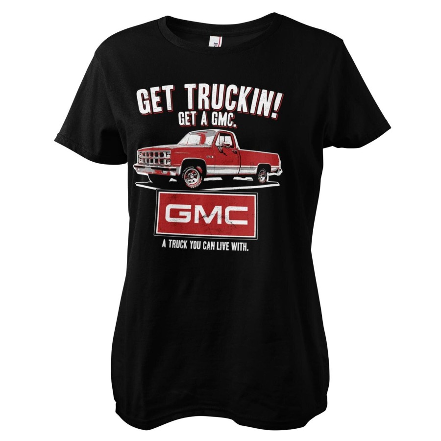 Kvinna Shirtstore | Gmc - Get Truckin Girly Tee Black