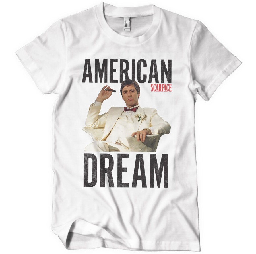 Mann Shirtstore | Scarface - American Dream T-Shirt White