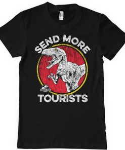 Mann Shirtstore | Jurassic Park - Send More Tourists T-Shirt Black