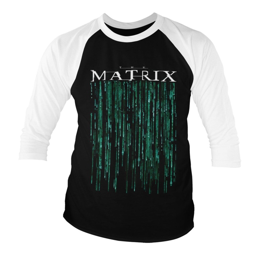 Mann Shirtstore | The Matrix Baseball 3/4 Sleeve Tee White-Black