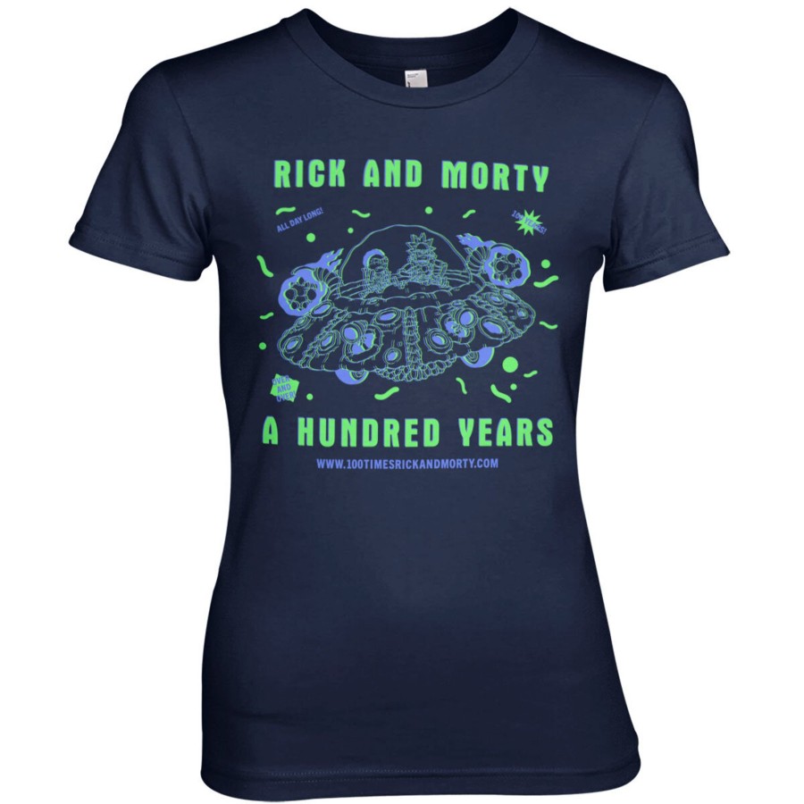 Kvinna Shirtstore | Rick And Morty - A Hundred Years Girly Tee