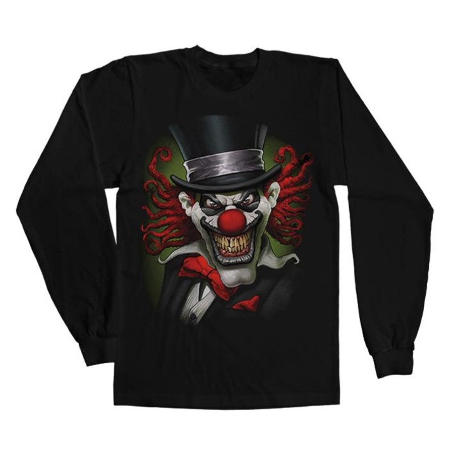 Mann Shirtstore | Crazy Clown Long Sleeve Tee Black