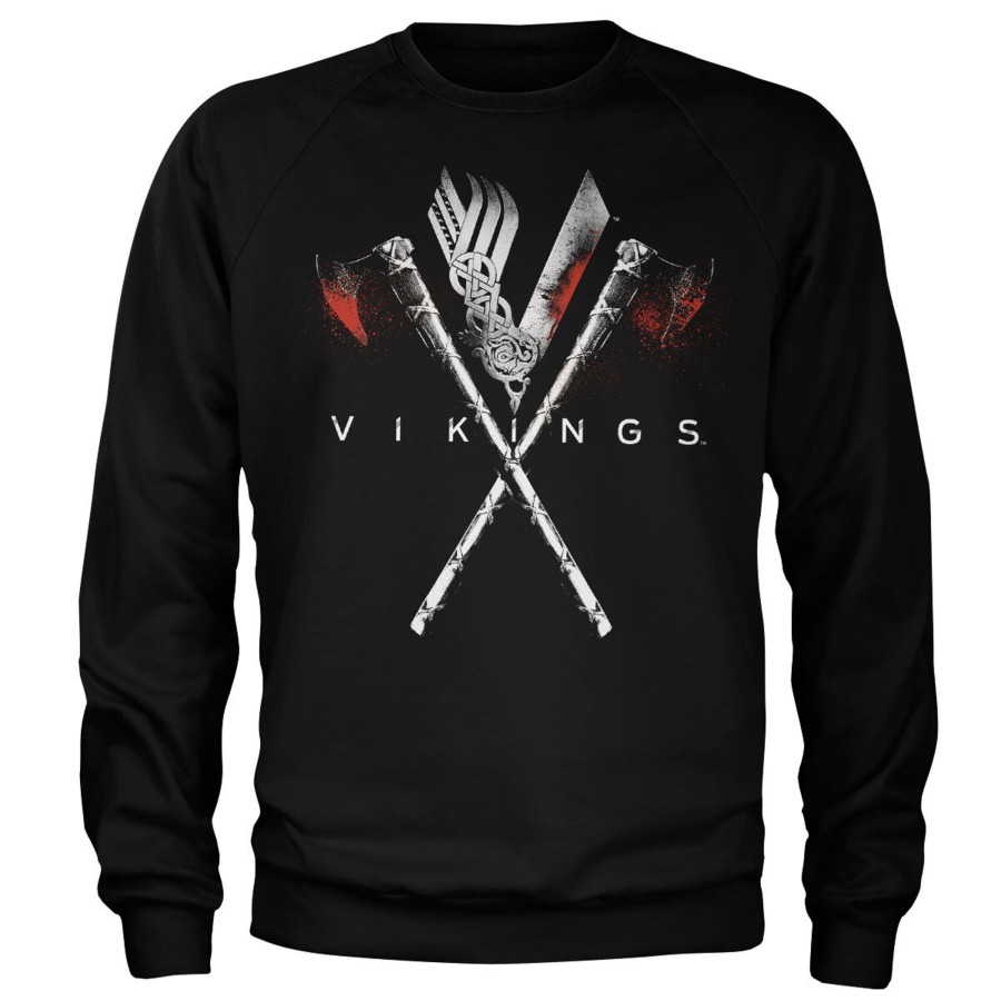 Mann Shirtstore | Vikings Axes Sweatshirt Black