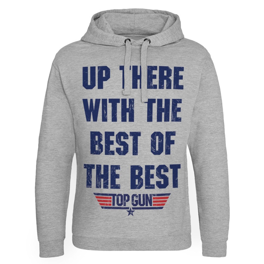 Mann Shirtstore | Up There With The Best Of The Best Epic Hoodie Heather-Grey