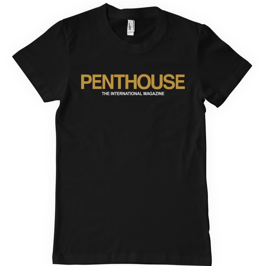 Mann Shirtstore | Penthouse Magazine Logo T-Shirt Black