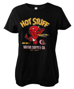Kvinna Shirtstore | Hot Stuff - Motor Supply Co Girly Tee Black