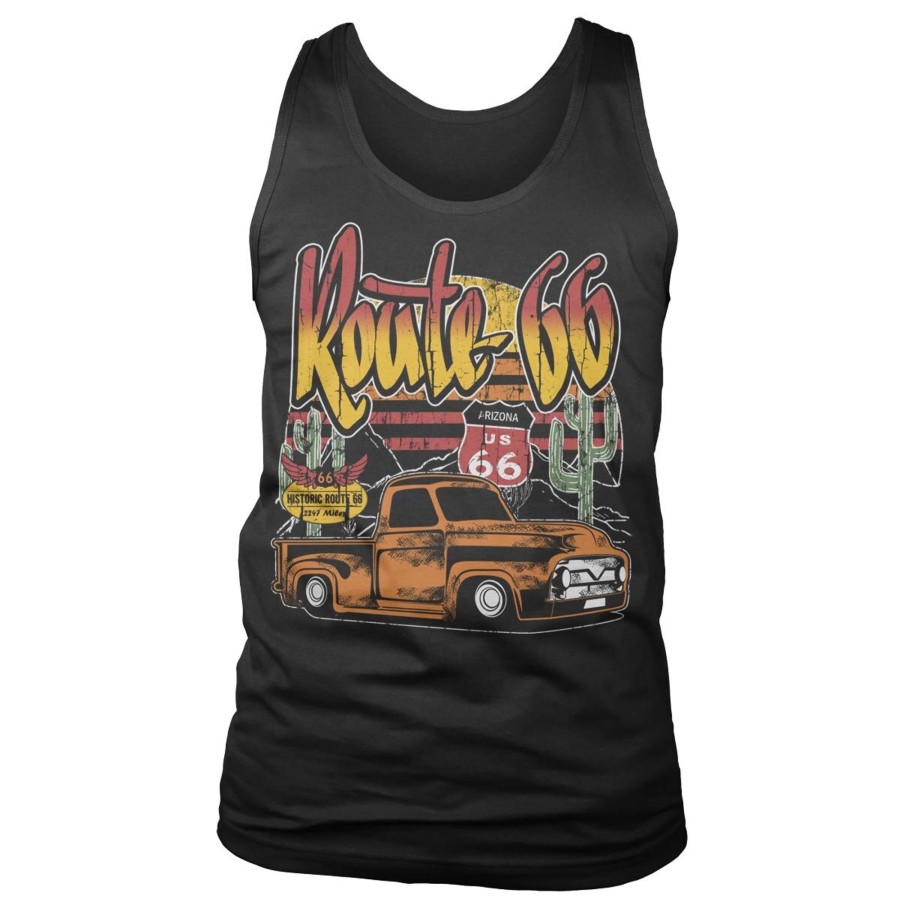 Mann Shirtstore | Route 66 - Arizona Pick-Up Tank Top Black