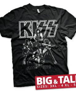 Mann Shirtstore | Kiss - Hottest Show On Earth Big & Tall Tee Black